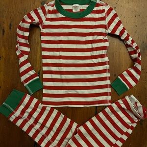 Hanna Andersson candy cane Jammie’s 6-7